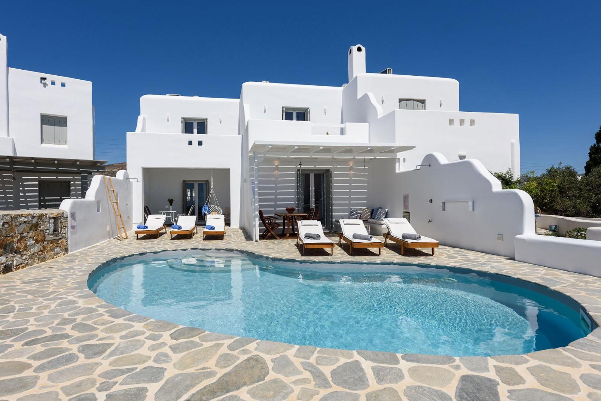 Helen Beach Front Luxury Villas Kastrákion Eksteriør bilde