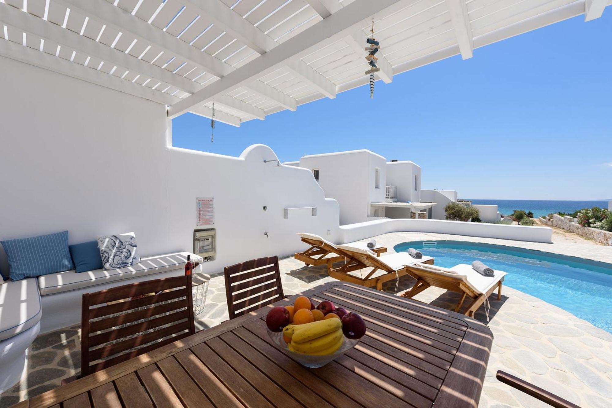 Helen Beach Front Luxury Villas Kastrákion Eksteriør bilde