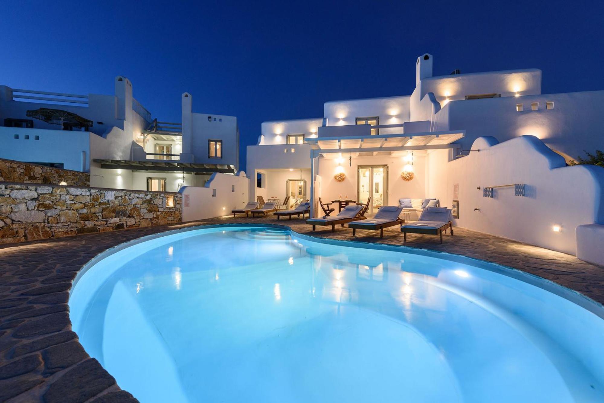 Helen Beach Front Luxury Villas Kastrákion Eksteriør bilde