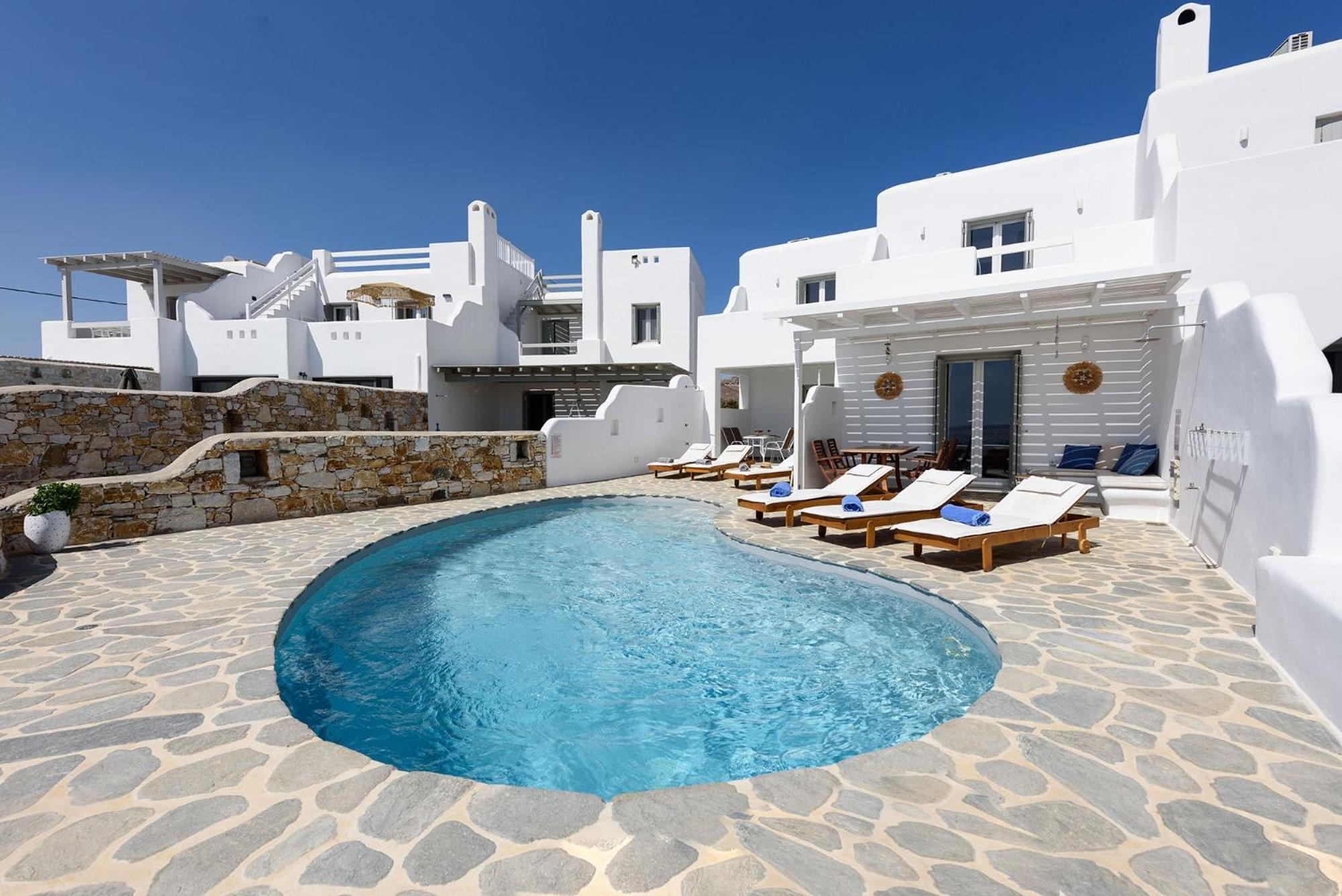 Helen Beach Front Luxury Villas Kastrákion Eksteriør bilde