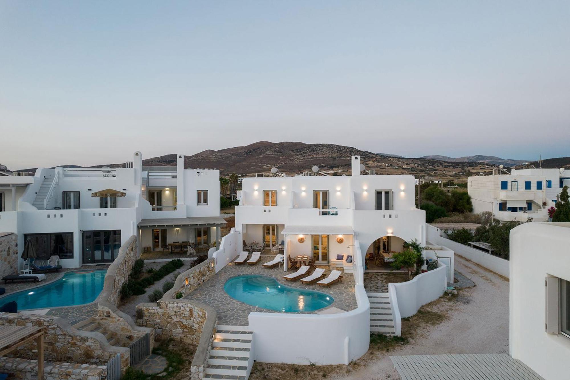 Helen Beach Front Luxury Villas Kastrákion Eksteriør bilde