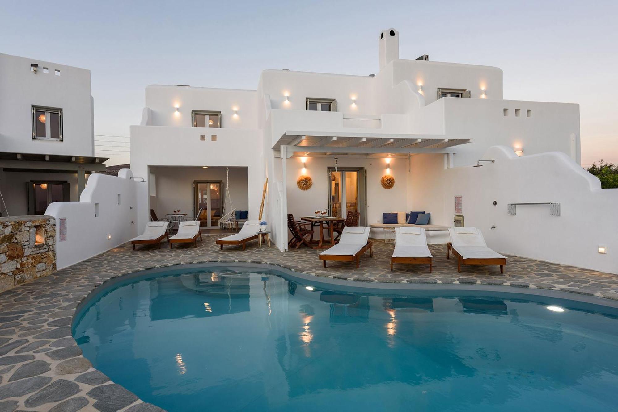 Helen Beach Front Luxury Villas Kastrákion Eksteriør bilde